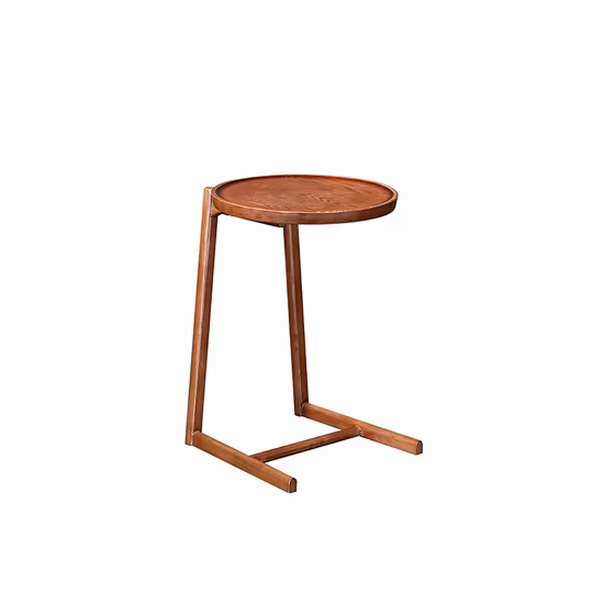 Mesa auxiliar de café de comedor de madera maciza de diseño moderno popular